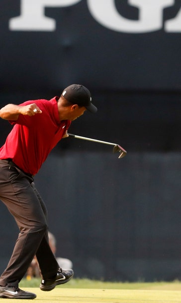 Woods' strong PGA acquaints Koepka, younger generation with 'Tiger effect'